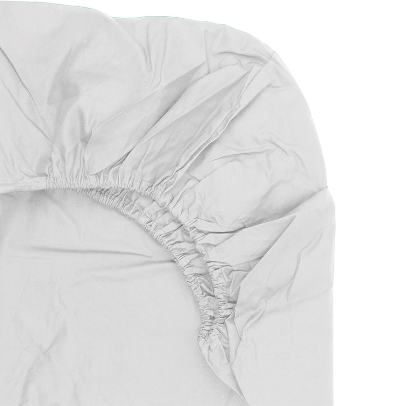 FITTED SHEET – Plain Dyed Polycotton Sheets With Elasticated Corners.