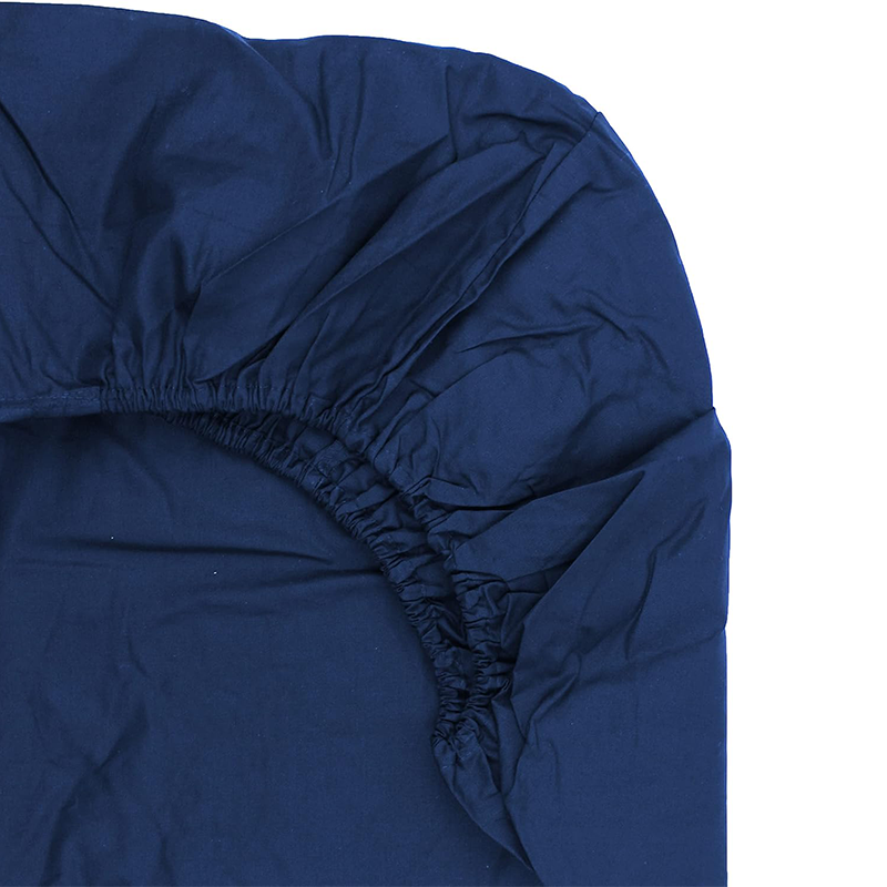 FITTED SHEET – Plain Dyed Polycotton Sheets With Elasticated Corners.