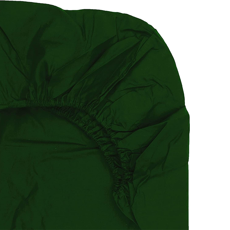 FITTED SHEET – Plain Dyed Polycotton Sheets With Elasticated Corners.