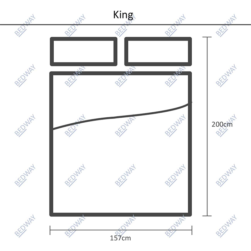 FITTED SHEET – Plain Dyed Polycotton Sheets With Elasticated Corners.