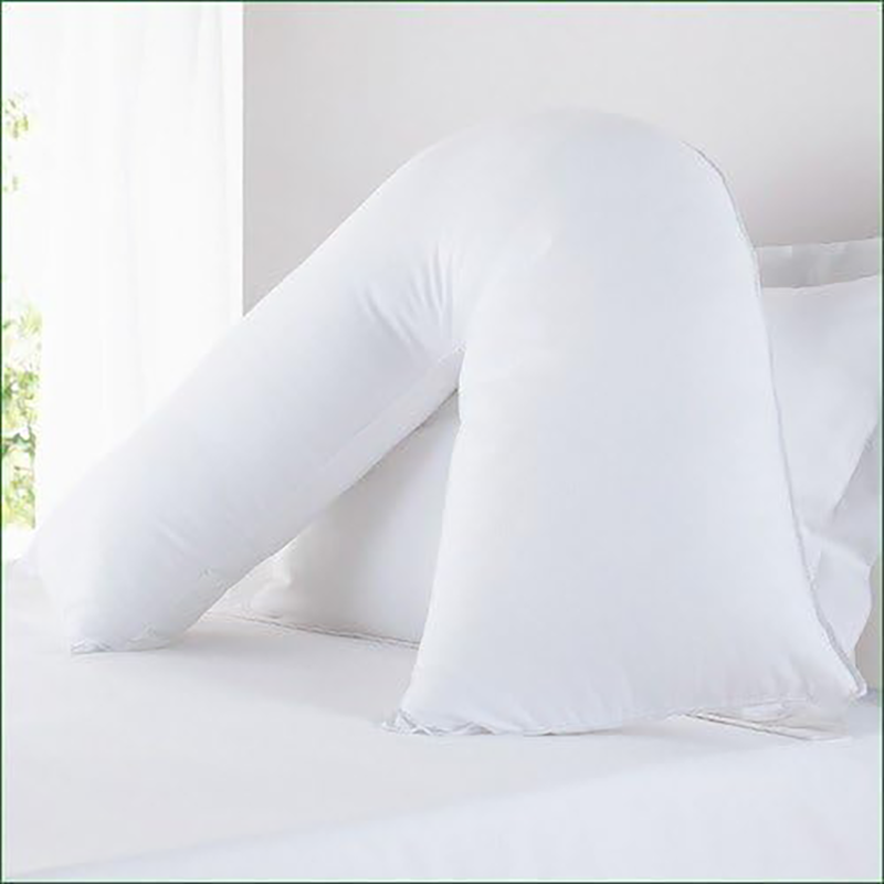 Anti Allergy V Shaped Pillow Orthopedic & Fire Retardant .
