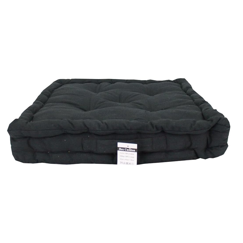 Luxury 100% Cotton BOOSTER CUSHIONS Quilted 4" Thick Cushions