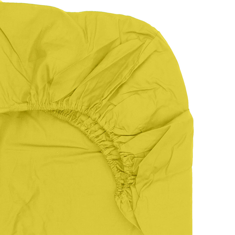 FITTED SHEET – Plain Dyed Polycotton Sheets With Elasticated Corners.