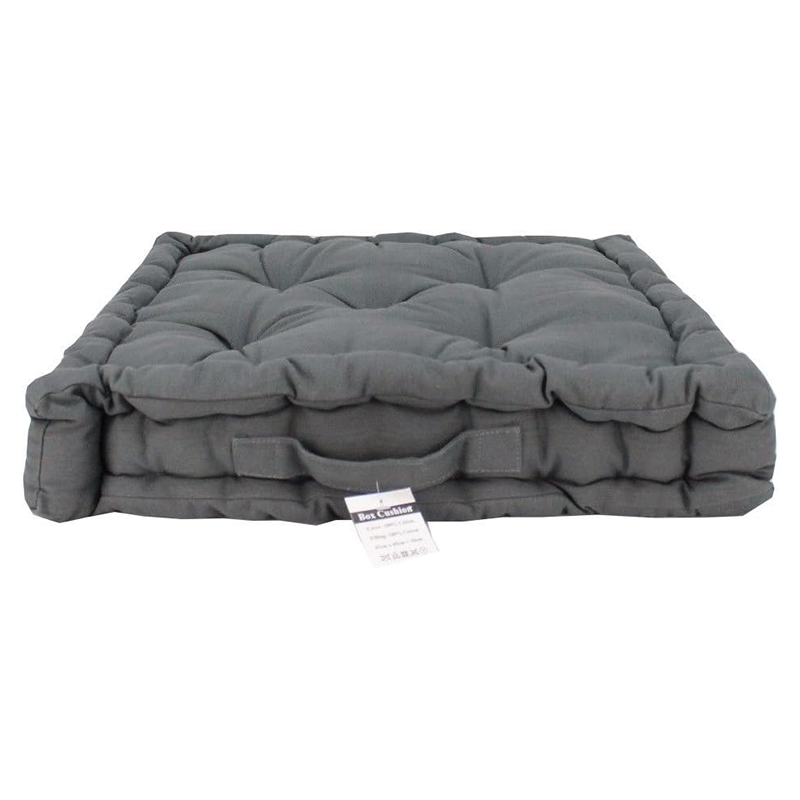 Luxury 100% Cotton BOOSTER CUSHIONS Quilted 4" Thick Cushions