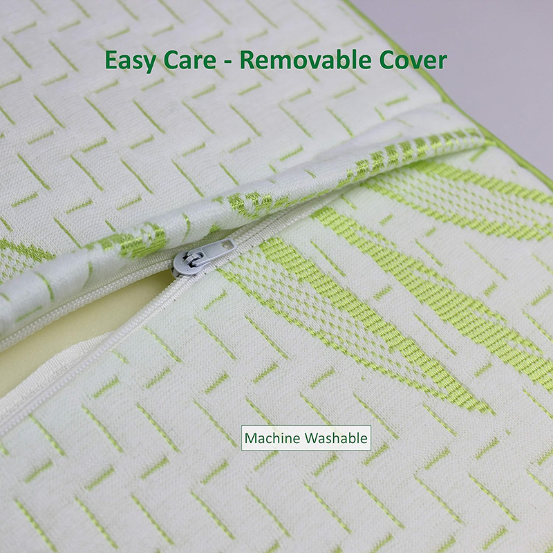 Cervical Bamboo Contour Memory Foam Pillow with Removable Cover - Orthopedic Cervical Support (40cm x 60cm)