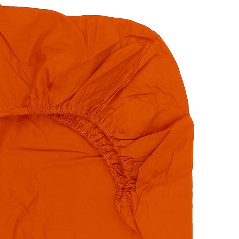 FITTED SHEET – Plain Dyed Polycotton Sheets With Elasticated Corners.