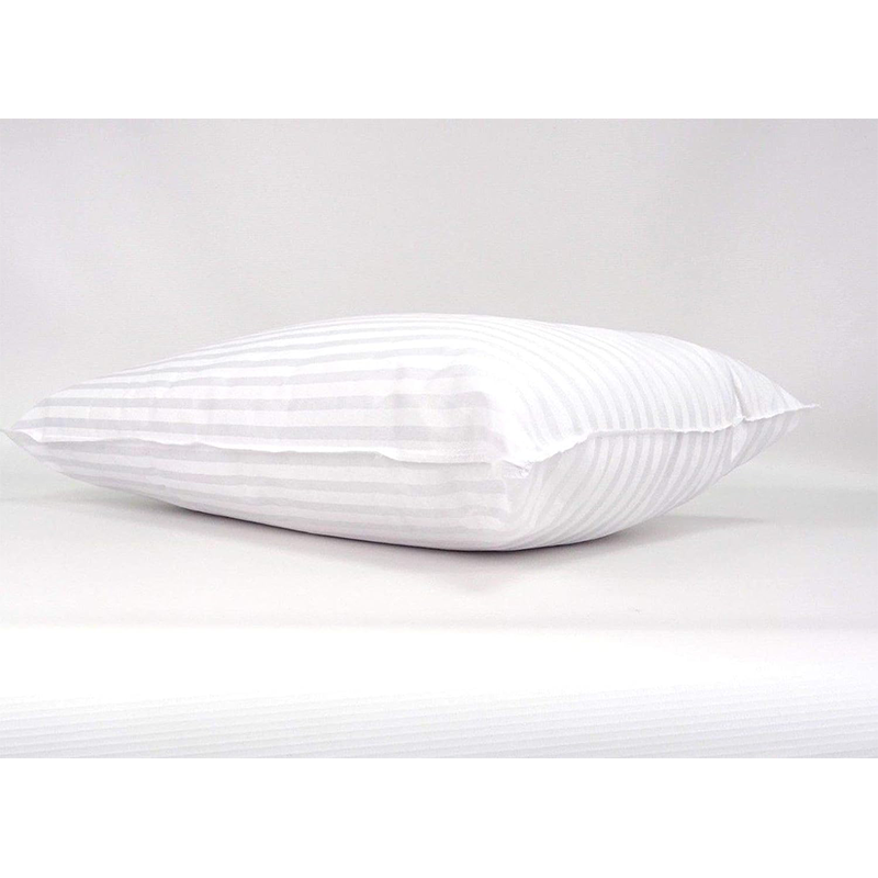 Deluxe Striped Polycotton SUPER JUMBO Pillows Bounce Back