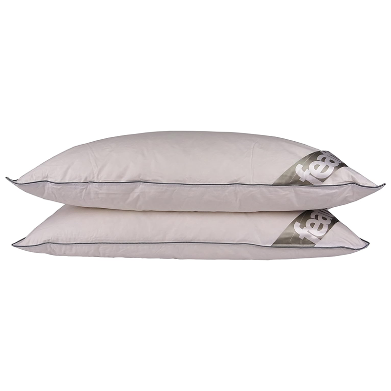 Duck Feather and Down Pillow Pair.