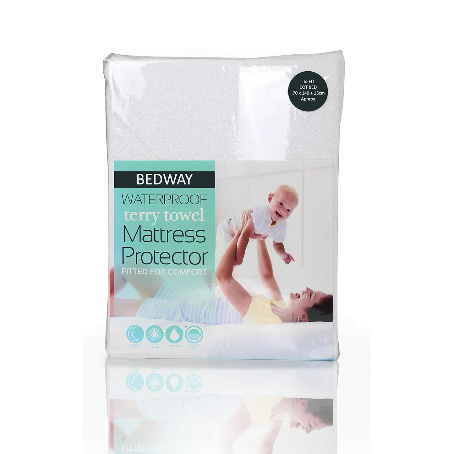 Terry Towel Mattress Protector, Anti-Allergy.