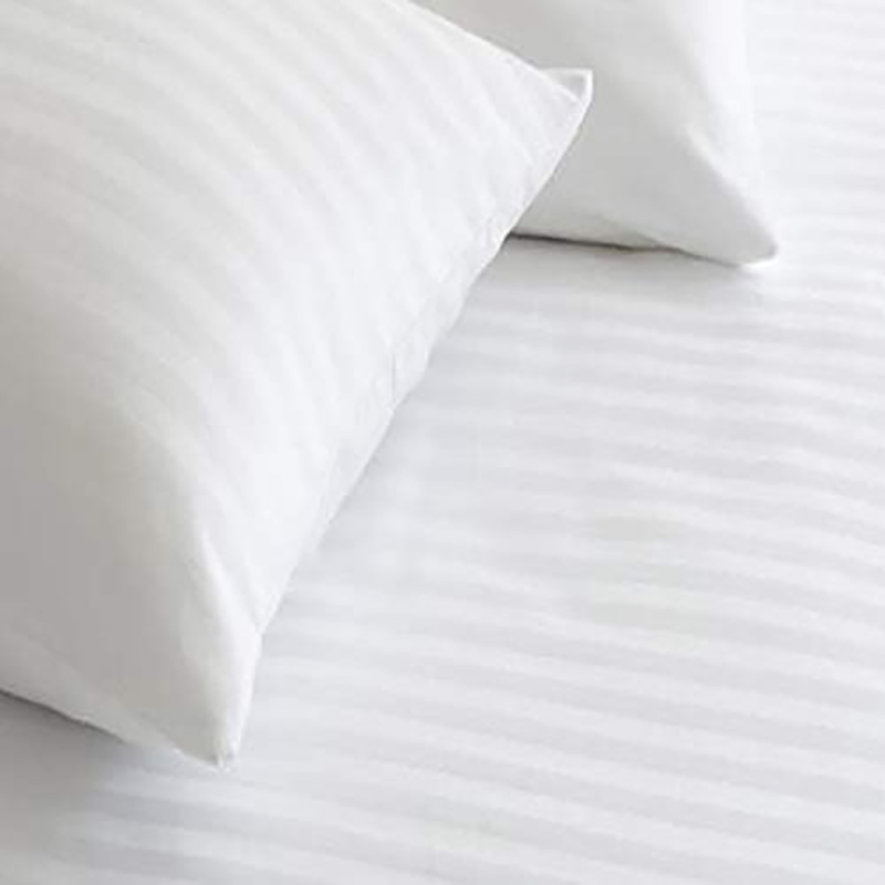 Deluxe Striped Polycotton SUPER JUMBO Pillows Bounce Back