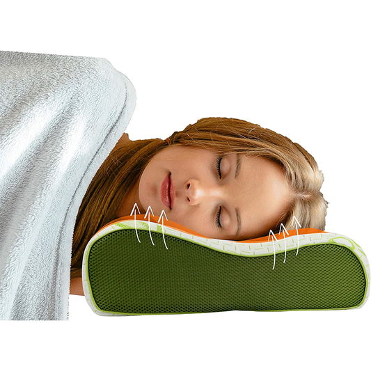 Cervical Bamboo Contour Memory Foam Pillow - Orthopedic Cervical Support(30cm x 50cm)