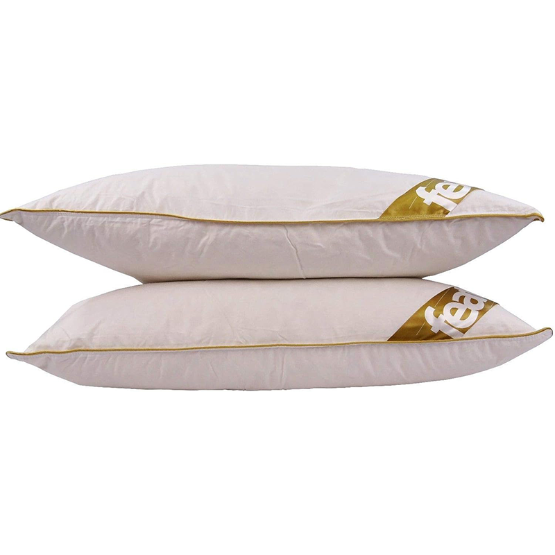 Goose Feather and Down Pillow Pair.